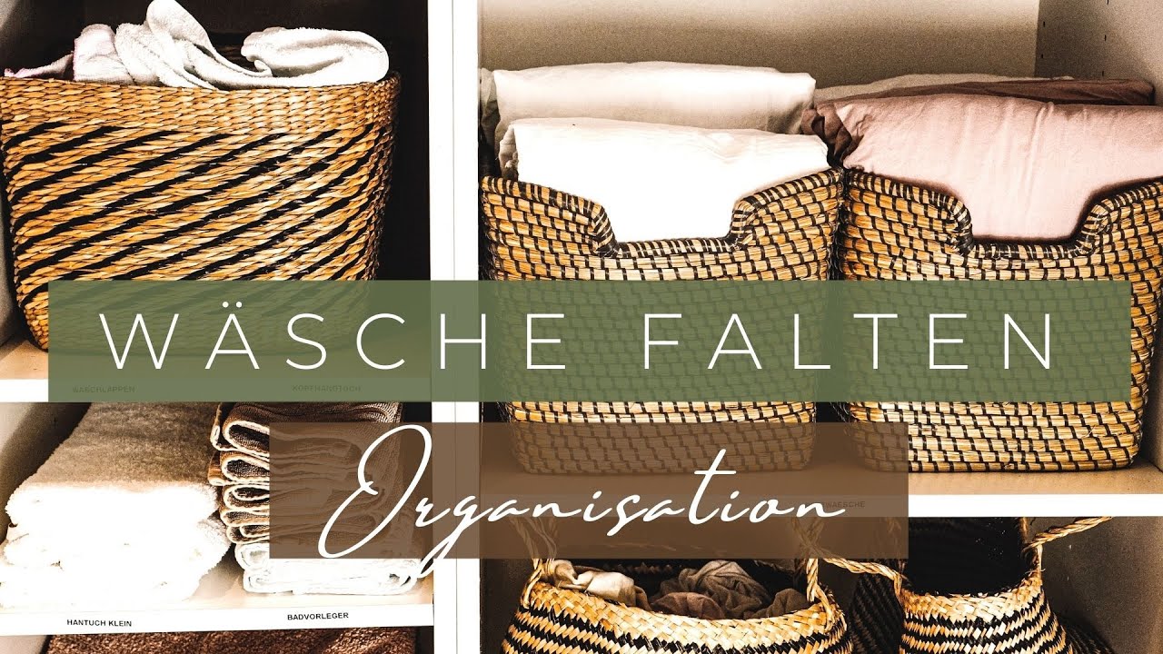 Ausmisten und aufräumen Wäscheschrank vorher nachher 💛 Bettwäsche , Bettlaken, Handtücher falten 💛