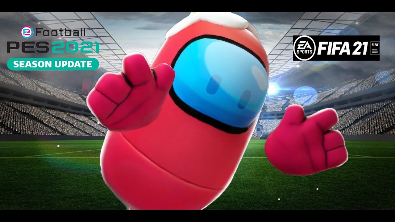 AMONG US x FALL GUYS x FOOTBALL?!!! | PES Anime Vs. World: Steam FC vs Cinema All-Star