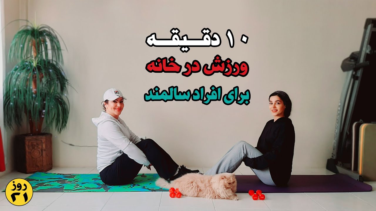 ورزش در خانه برای افراد سالمند | ورزش سبک برای افراد مبتدی | نرمش صبحگاهی