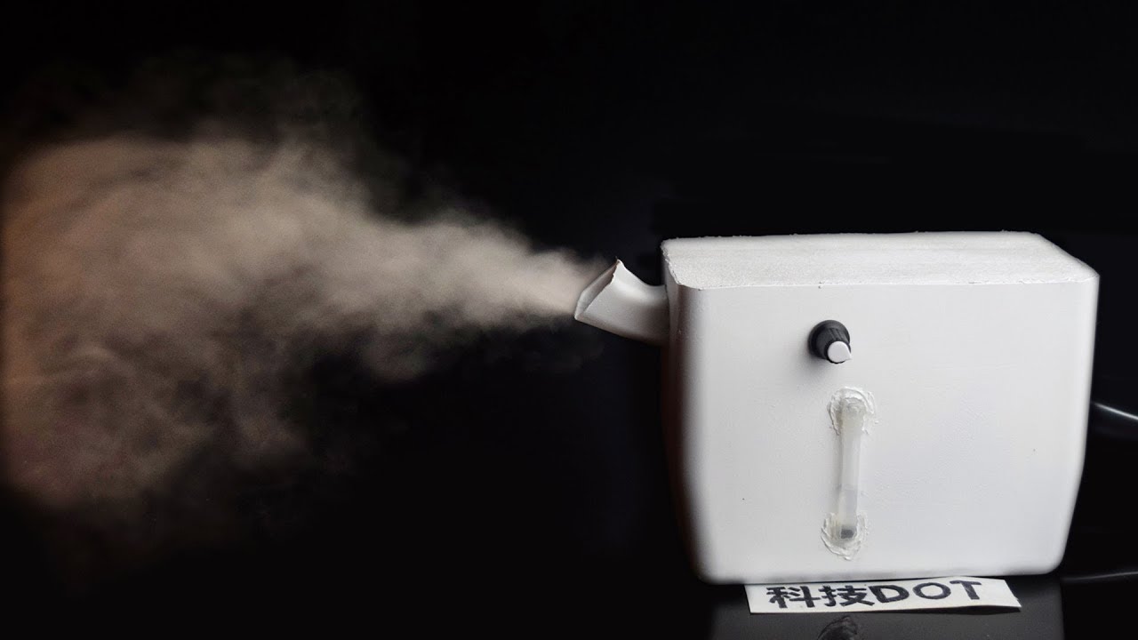 how to make an ultrasonic humidifier 手工DIY空气加湿器在家自制实用净化雾化器