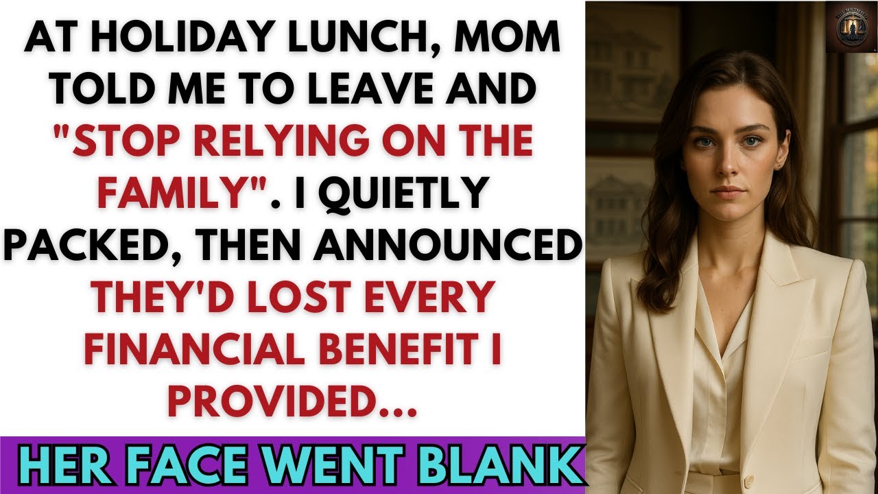 At Family Lunch, My Mom Told Sneered 