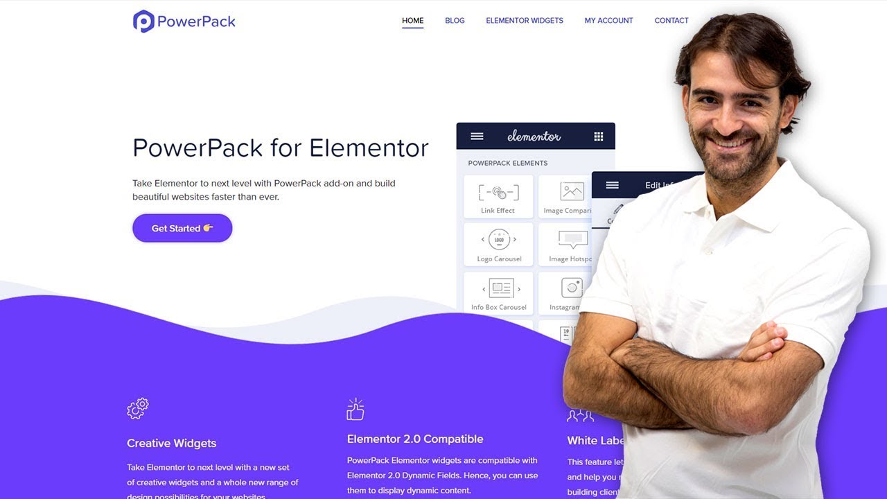 'PowerPack for Elementor': widgets más destacados