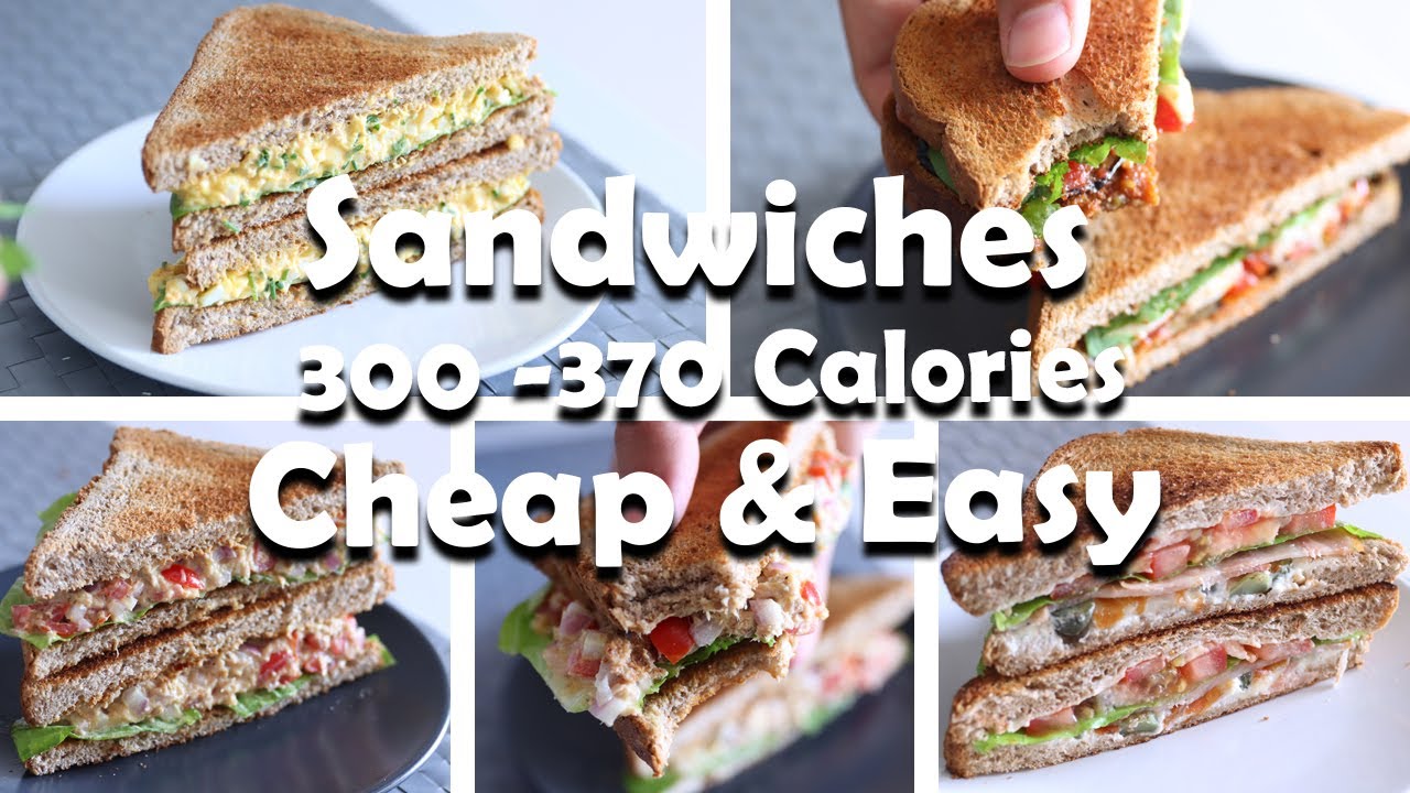 9 Healthy Sandwich Recipes For Weight Loss YOU NEED TO TRY!