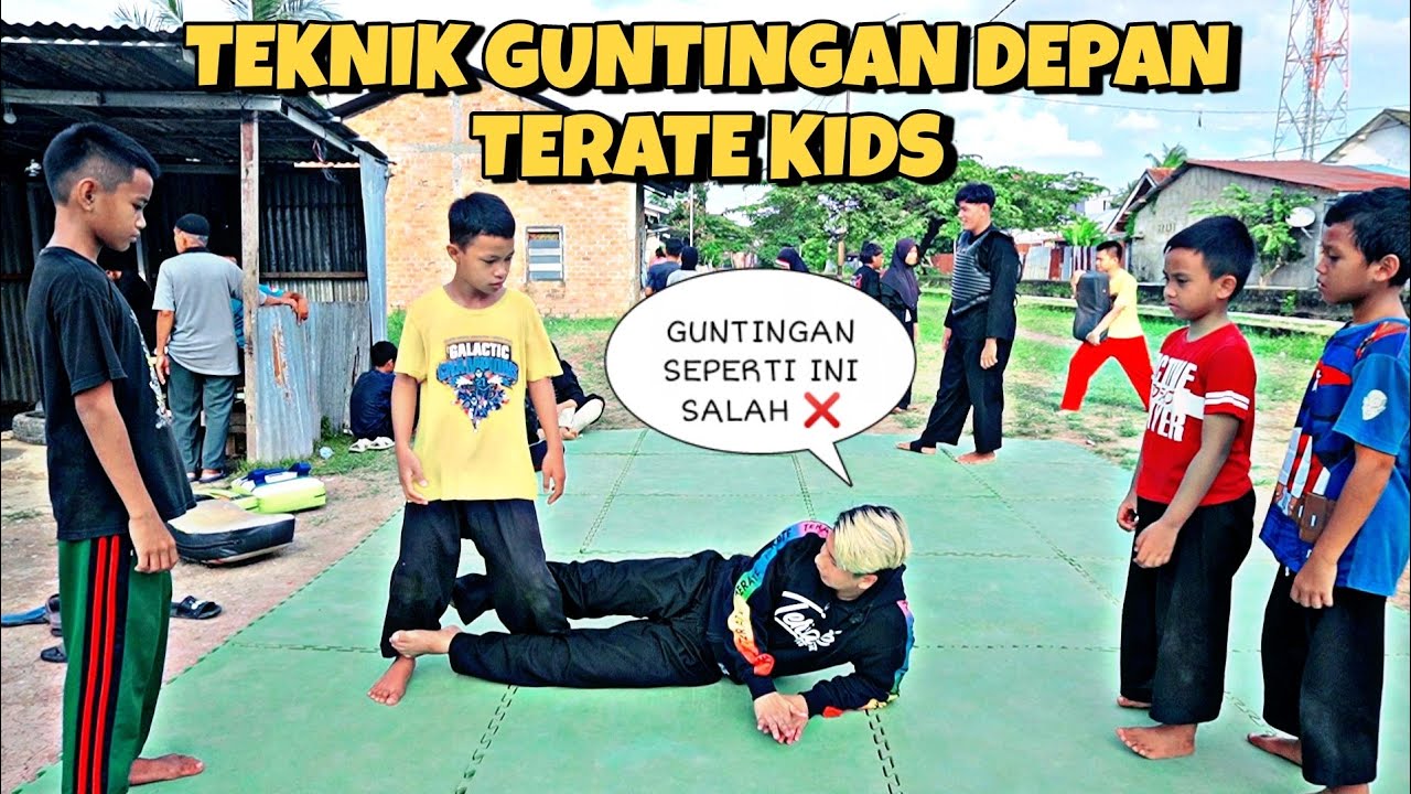 Teknik Guntingan Depan Terate Kids, Mereka Cepat Menguasai