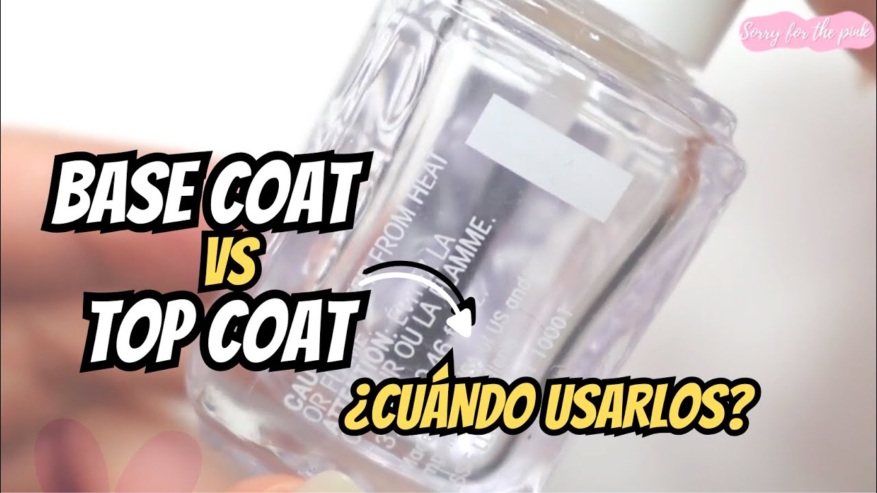 Base coat vs top coat: la diferencia