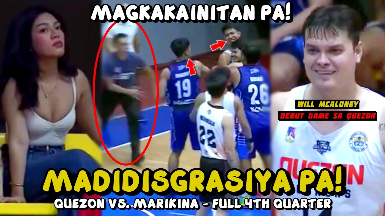 Kamuntikan pa MASULOT! Crazy Ending Full 4th QTR: Quezon vs. Marikina MPBL | Will McAloney sa Quezon