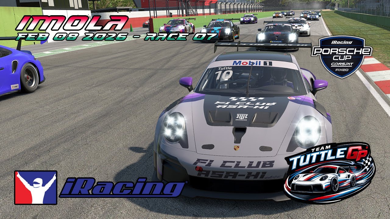Race #07 - iRacing Porsche 911 Cup (992.2) Fixed - Imola Race 2026 02 08