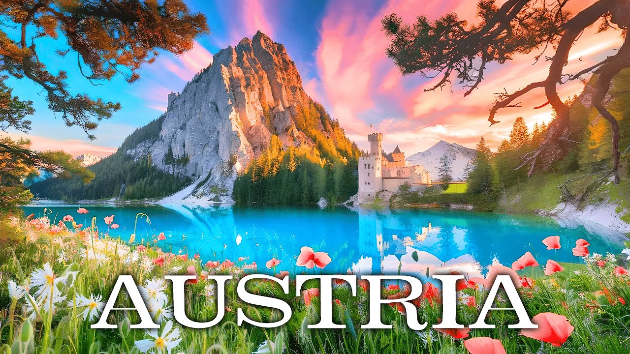 Austria Nature Drone Film (4K UHD) with Calming Piano Music