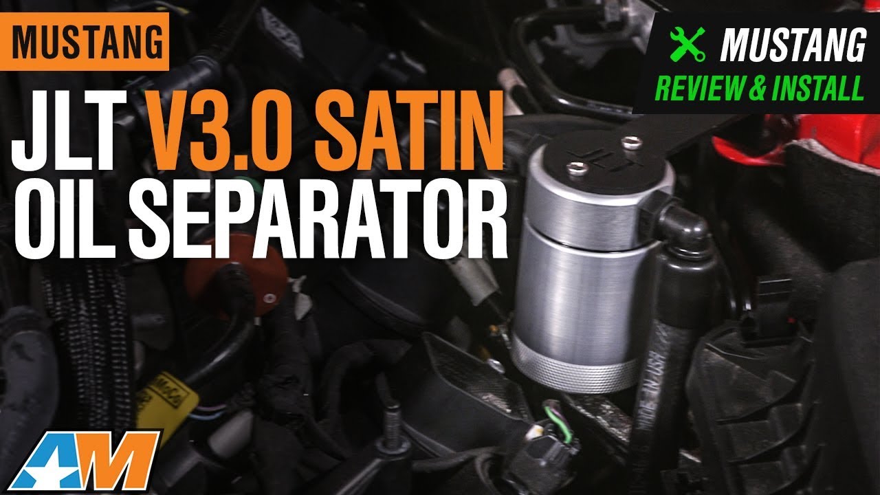2018-2019 Mustang GT JLT V3.0 Satin Oil Separator - Driver Side Review & Install