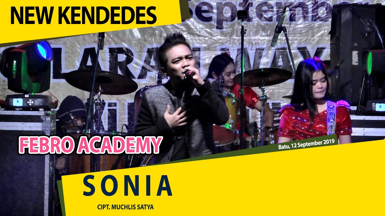 NEW KENDEDES - SONIA FEBRO ACADEMY  Live Desa Sumber Brantas Kota Wisata Batu