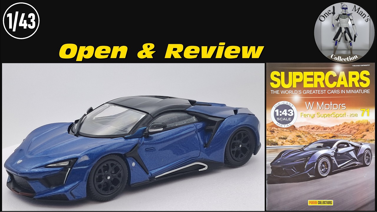 Коллекция суперкаров №71 - W Motors Fenyr SuperSport (2018) - Panini Collections