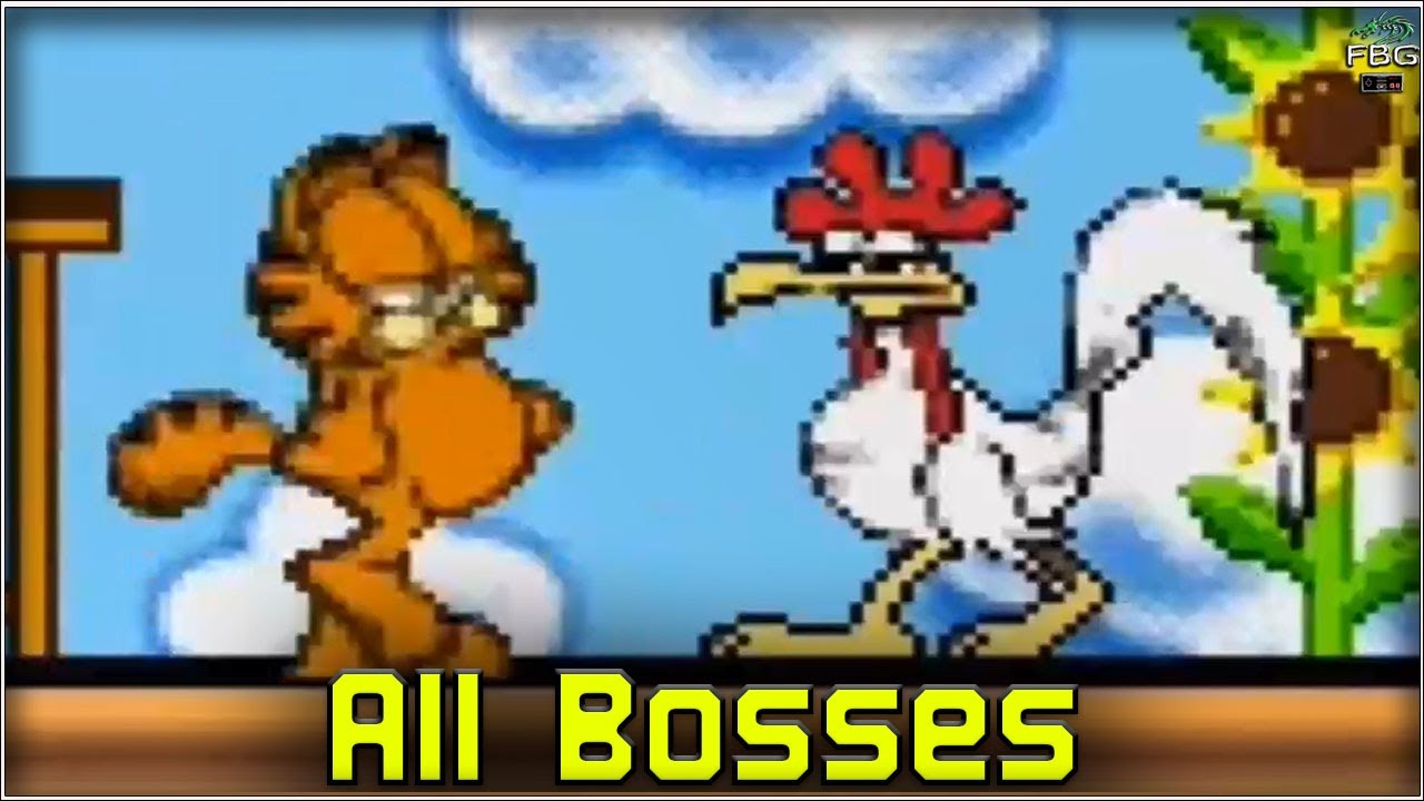 Garfield The Search For Pooky - All Bosses