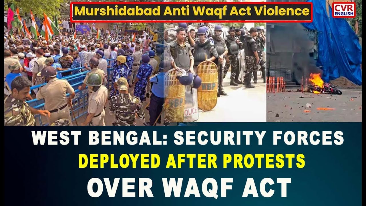 West Bengal Violence: Security Forces Deployed In Murshidabad After Protest Over Waqf Act