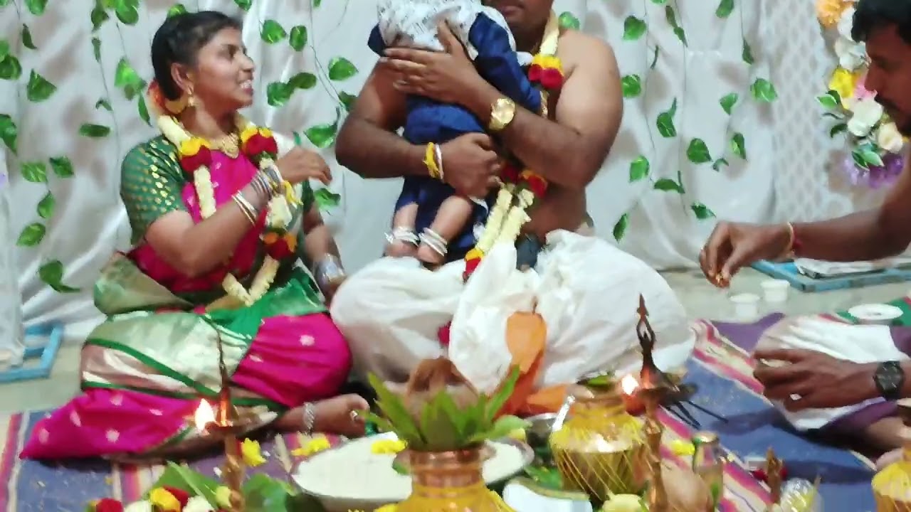 Asheerwachana On Naming Ceremony and Aarathi Performance by Ladies for the Child on Friday 20-02-26