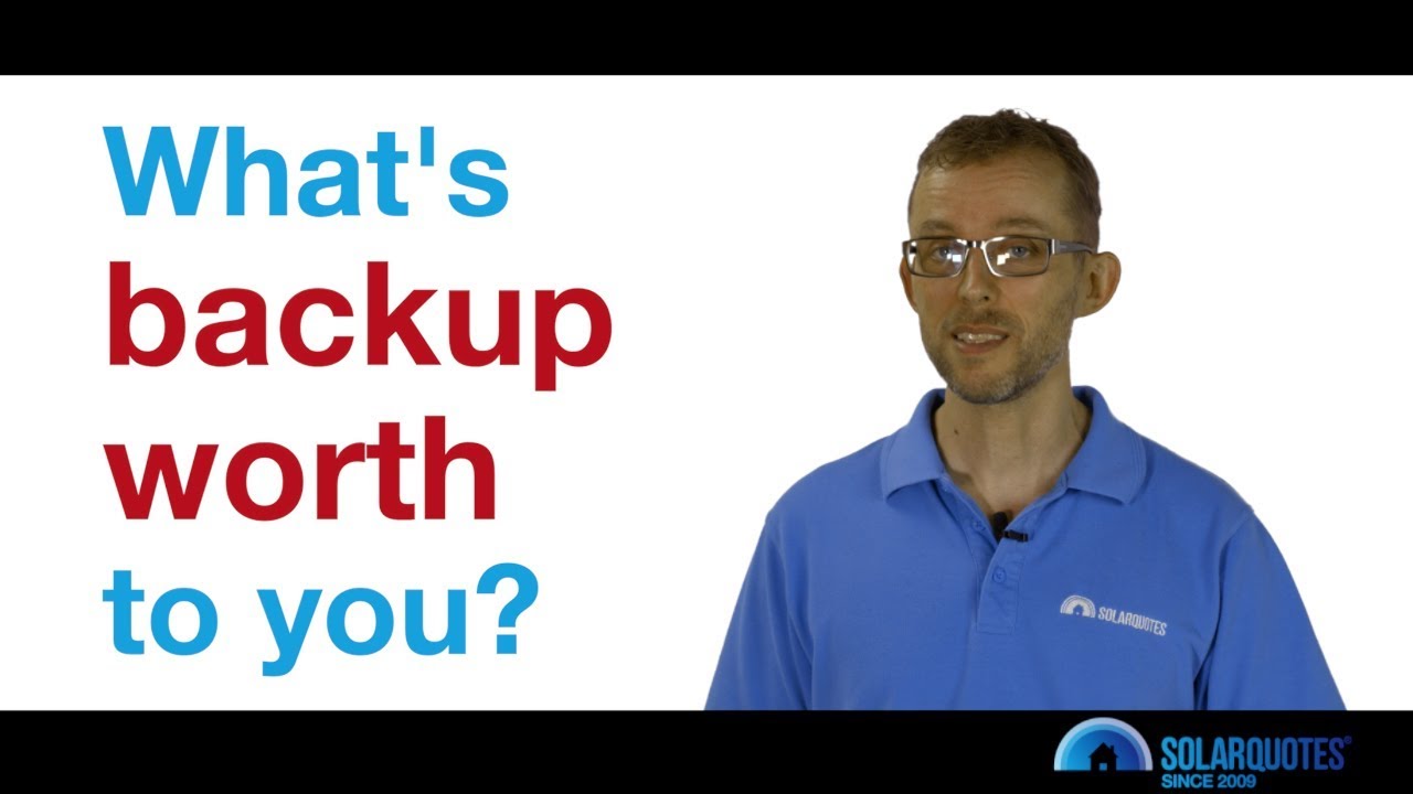 Solar & Batteries - What's Battery Backup Worth To You?