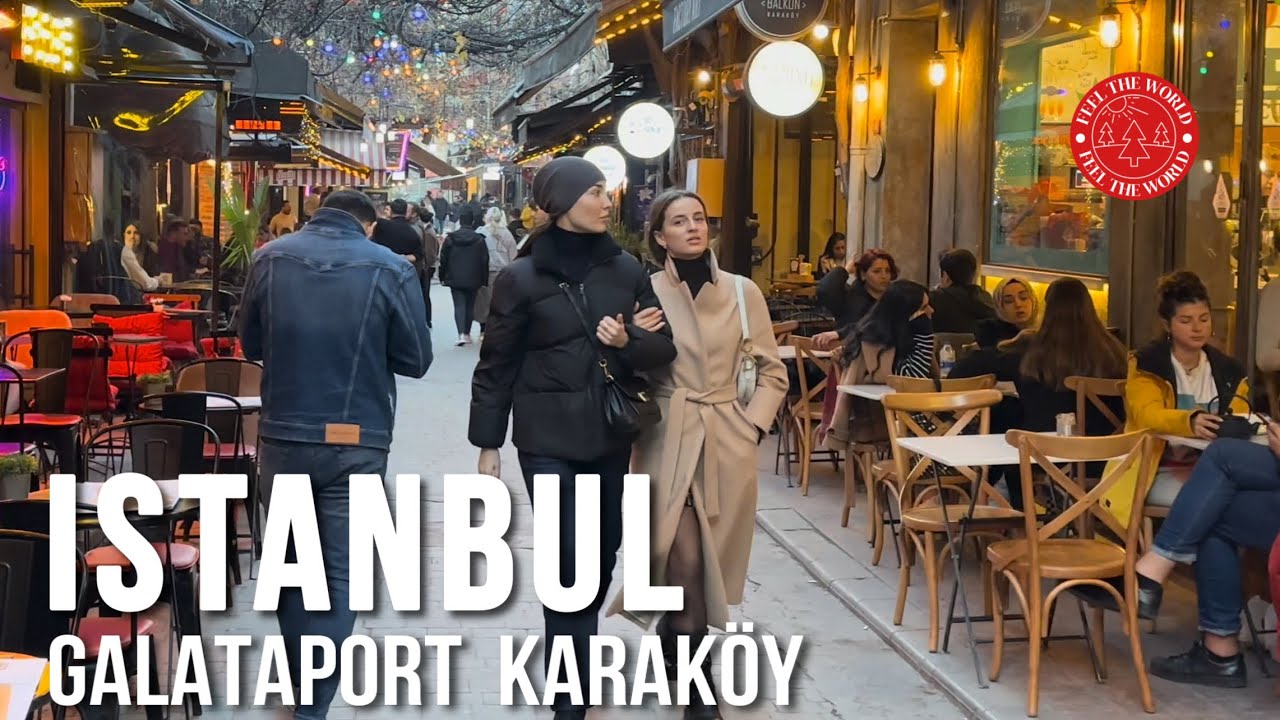 Istanbul Karak&ouml;y & Galataport Walking Tour |4K HDR