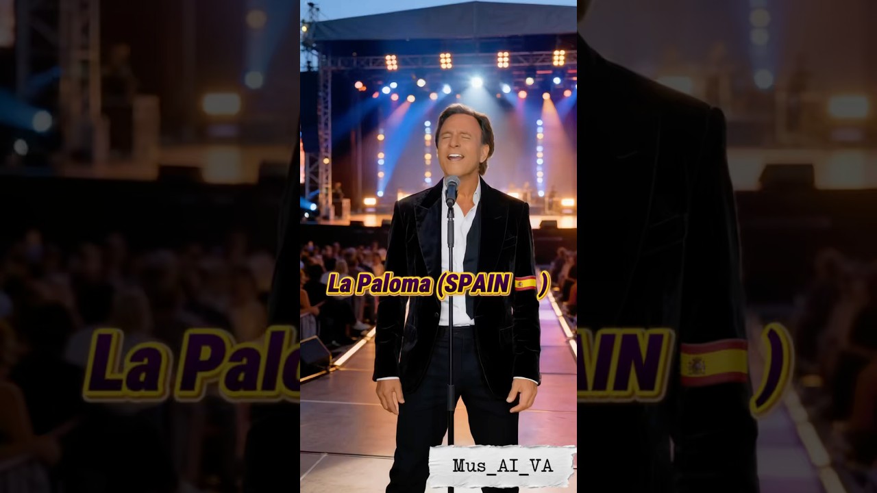 La Paloma &ndash; Julio Iglesias | La voz rom&aacute;ntica 🕊️❤️#lapaloma #julioiglesias #fyp #music #viral #80s