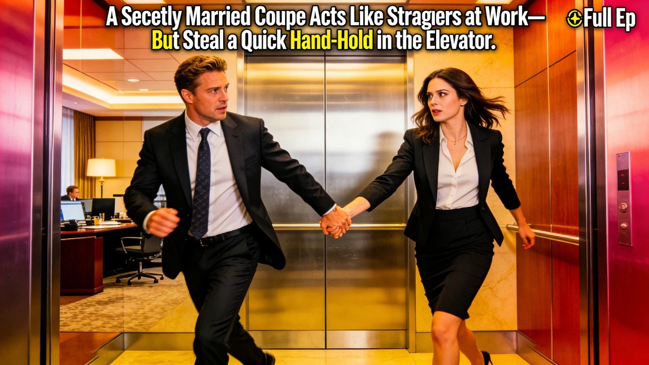 A Secretly Married Couple Acts Like Strangers at Work—But Steal a Quick Hand-Hold in the Elevator.