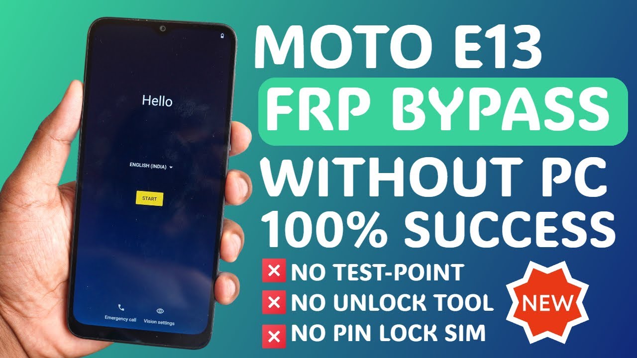 НОВИНКА 2024: Обход FRP Motorola E13 без компьютера [Android 13] Исправление проблемы с открытием...