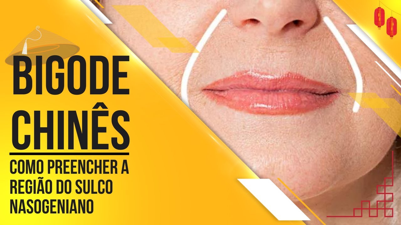 Como fazer o Preenchimento do BIGODE CHINÊS - Técnica AO VIVO