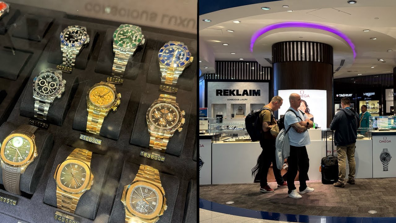 Покупки часов Rolex в аэропорту Дубая — поездка в Лондон. Эпизод 1
