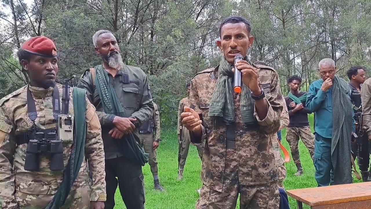 ከቀኝ አዝማች ስሜነህ ደስታ እንጅባራ ብርጌድ