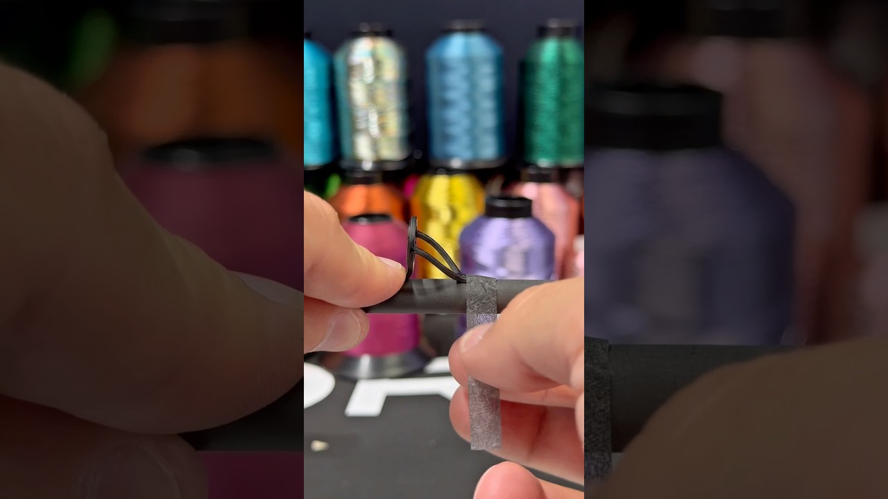 Air Carbon Mesh and Double Footed Carbon Fiber Guide. Quick and Fast! #fishing #howto #tipsandtricks