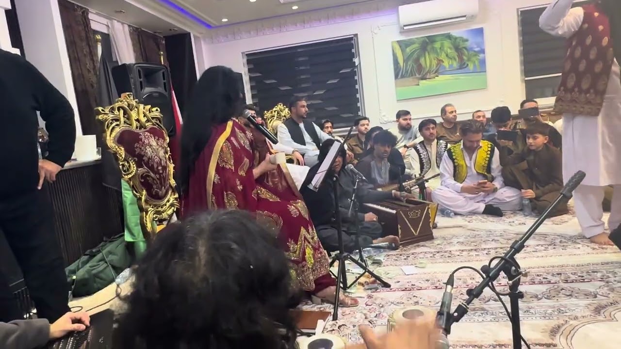 Singe:Naghma and Tabla:Mustafa Ibrahimi and Ustad Ibrahim Ibrahimi,part16 Laga Lagaلګه لګه مینه کوا 