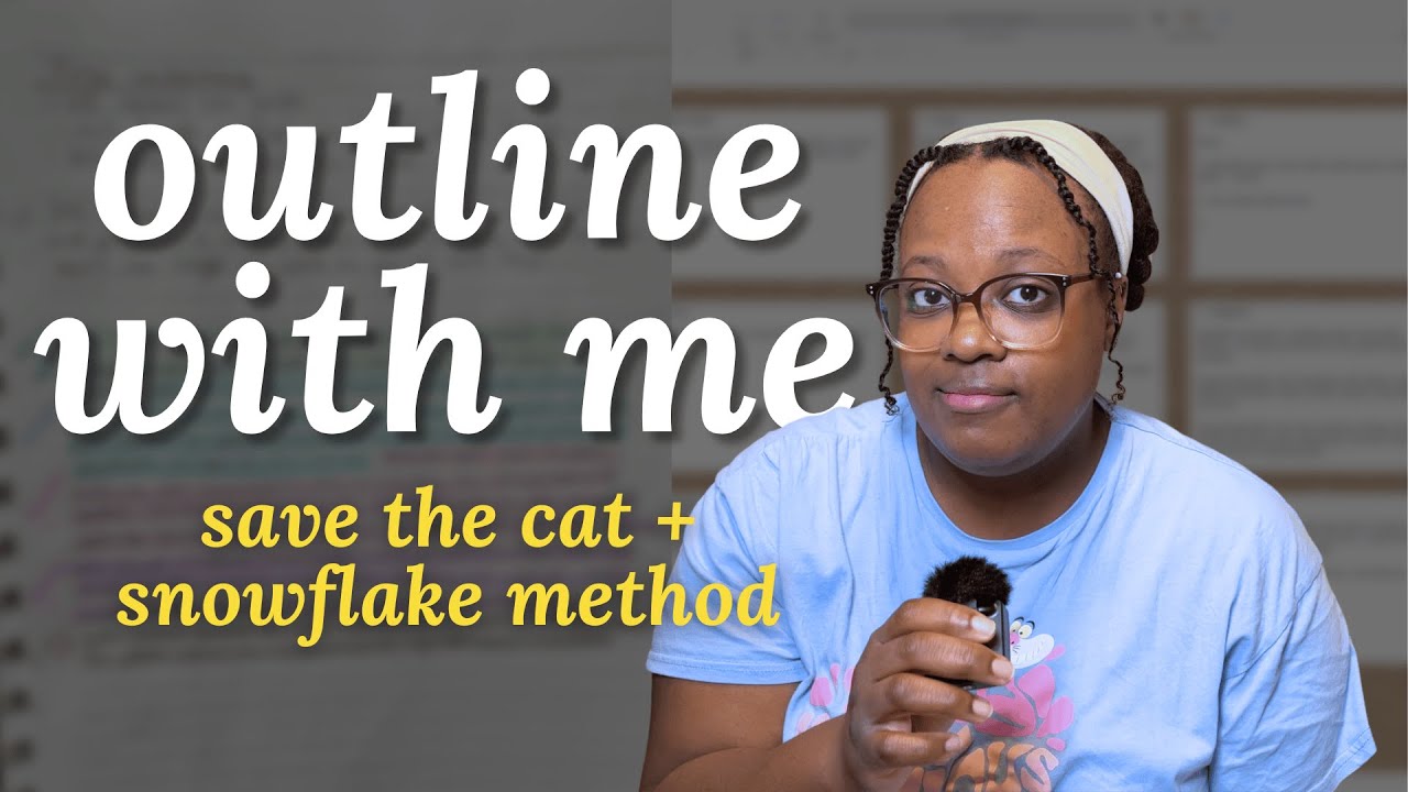 outline my dark academia book with me // combining save the cat and the snowflake method