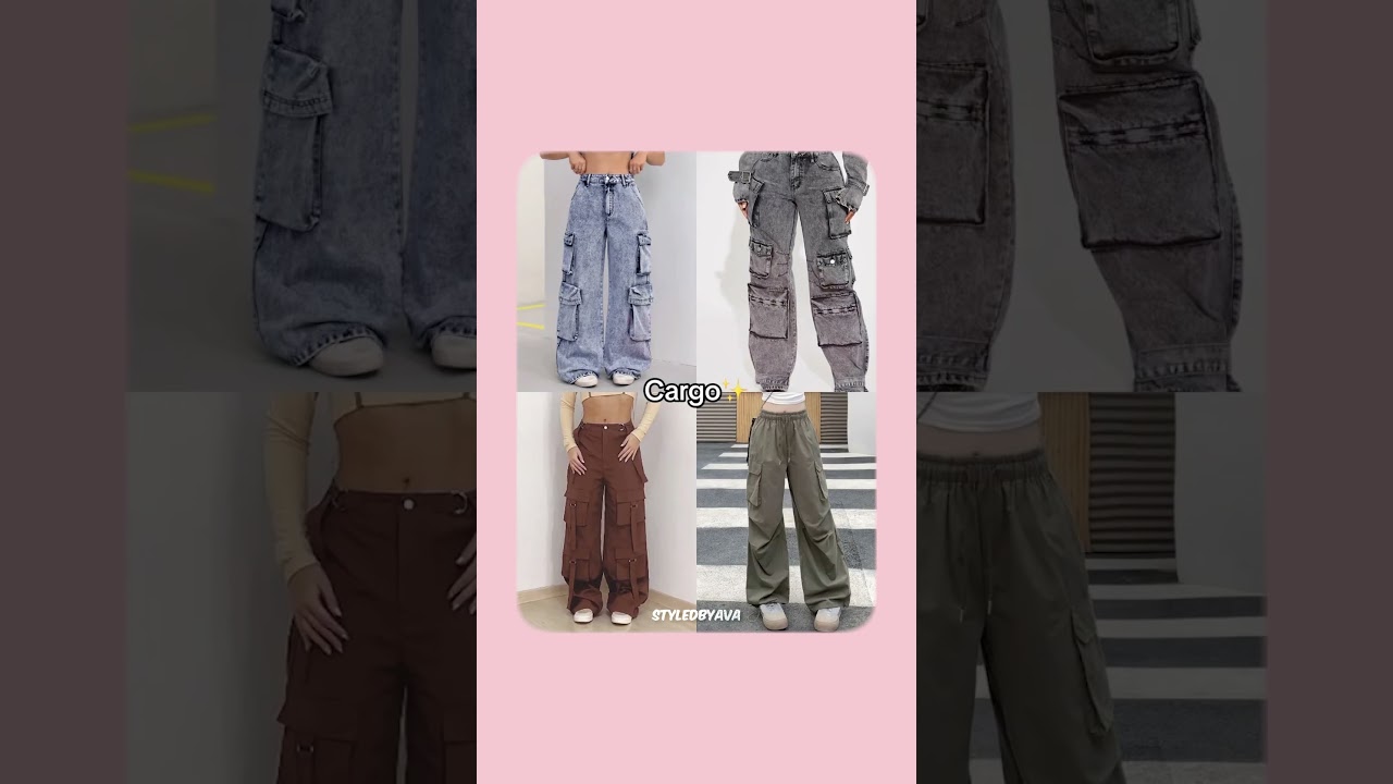 👖 Фасоны брюк, которые должна знать каждая девушка ✨ Гид по трендам джинсов и карго!