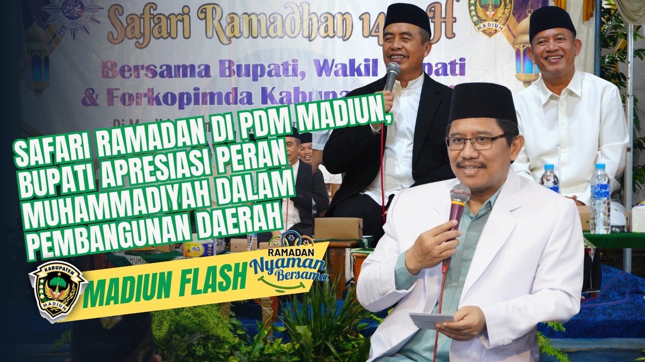Safari Ramadan di PDM Madiun, Bupati Apresiasi Peran Muhammadiyah dalam Pembangunan Daerah
