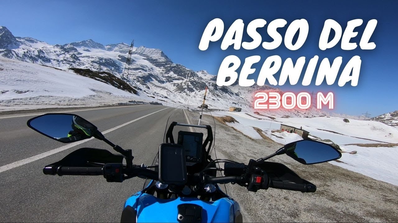 Passo del Bernina - Yamaha Tenerè 700 Rally - 27 Marzo 2022