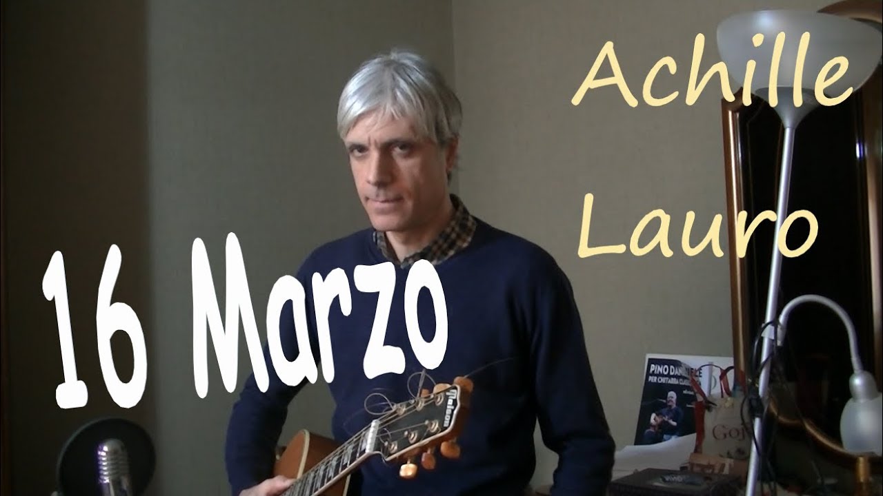 16 marzo - Achille Lauro - Accordi Chitarra