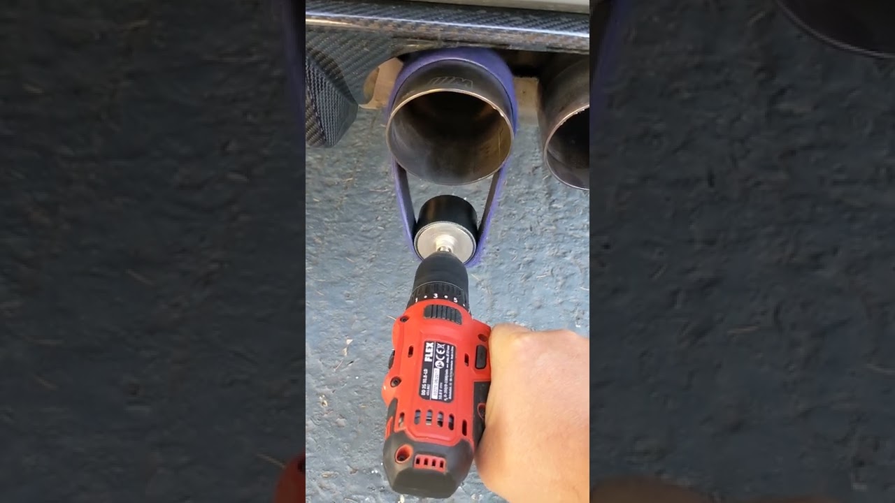 exhaust polishing hack #shorts