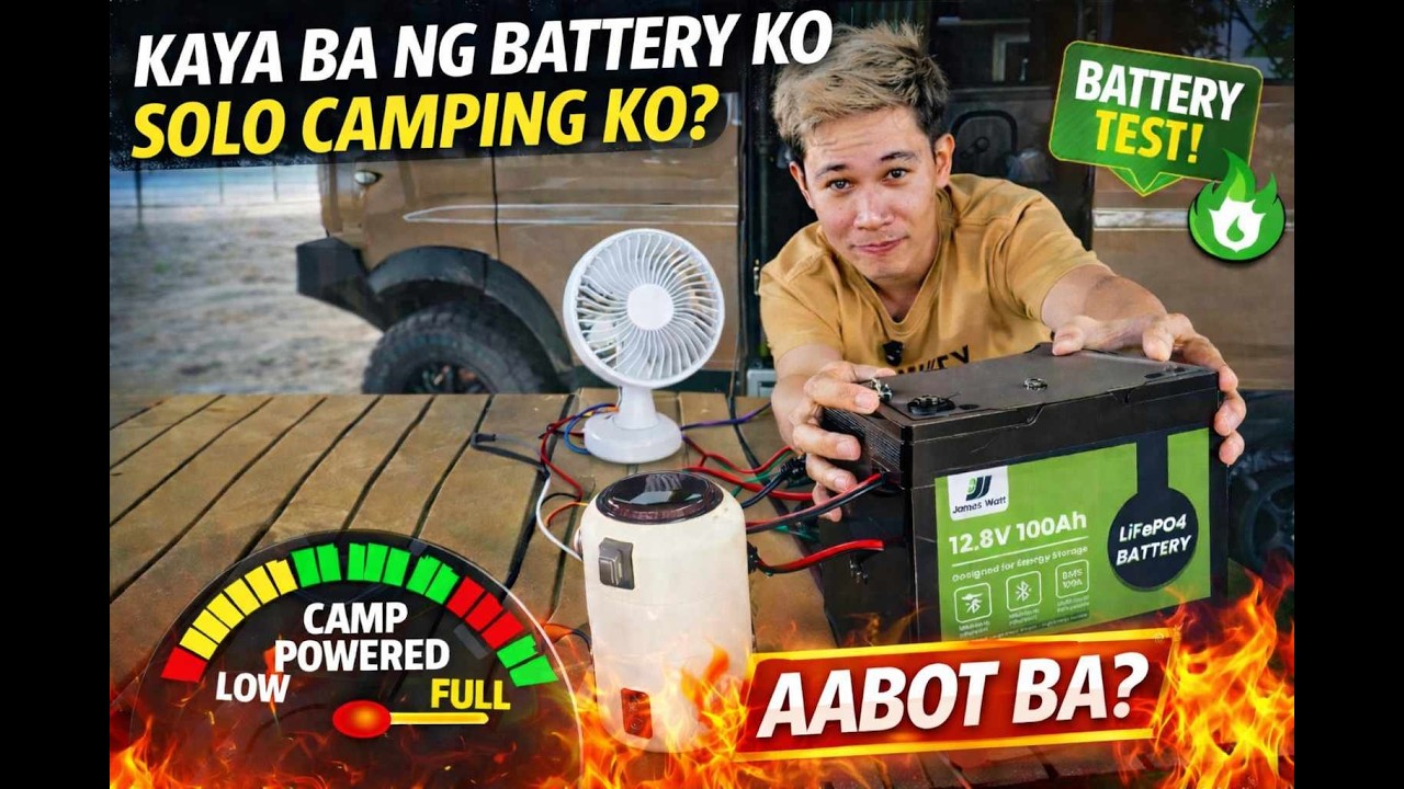 Power Source na sa mga outing battery at inverter lang sapat na!