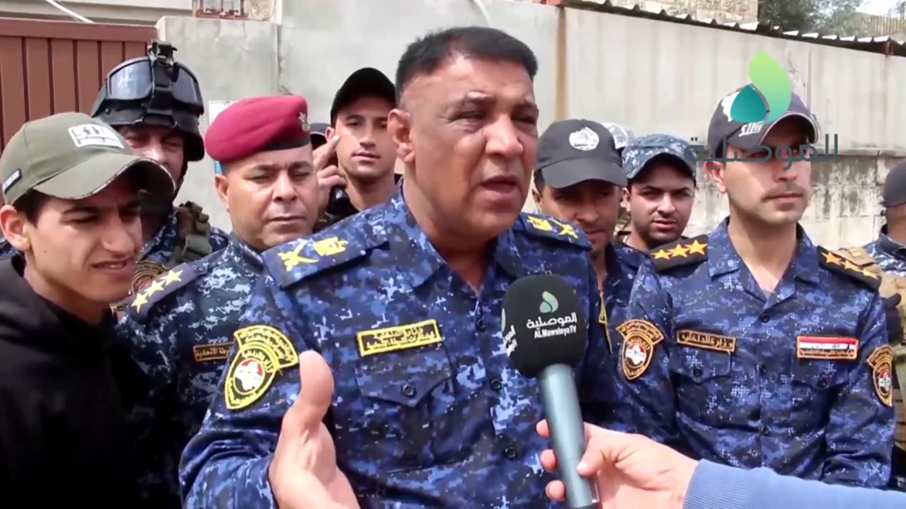 الموصلية ترافق قطعات الشرطة الاتحادية خلال تطهير منطقتي باب البيض وراس الجادة بالجانب الايمن