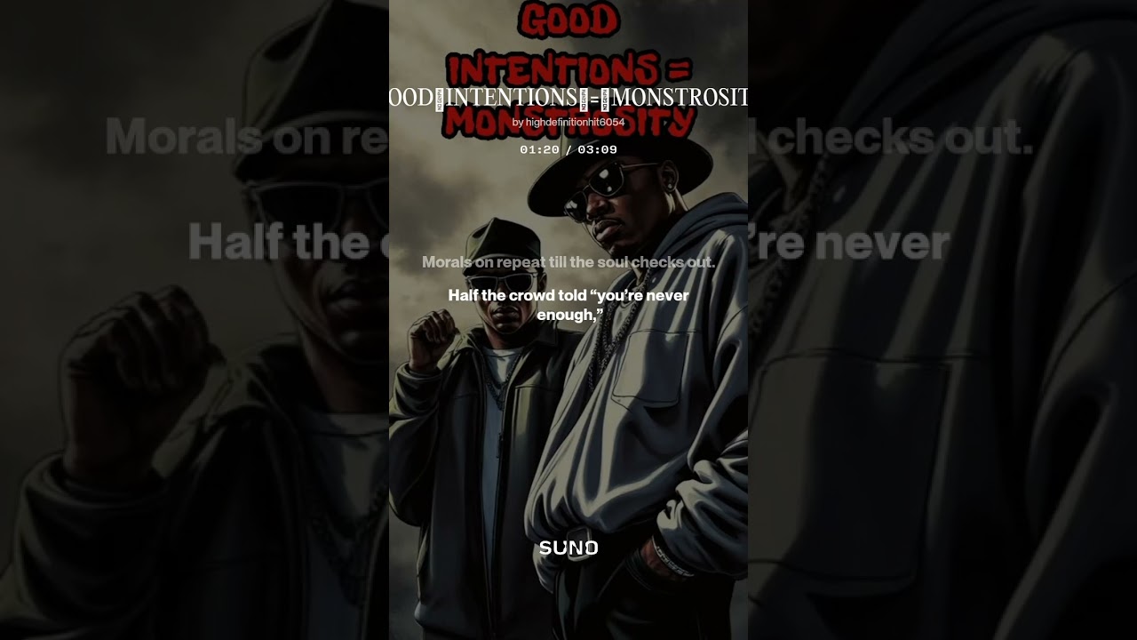 GOOD INTENTIONS = MONSTROSITY