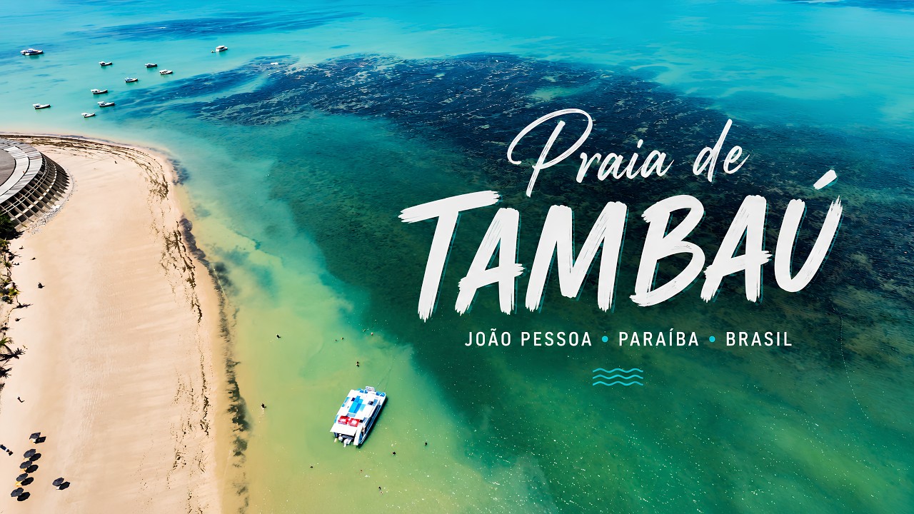 João Pessoa Praia de Tambaú   Drone