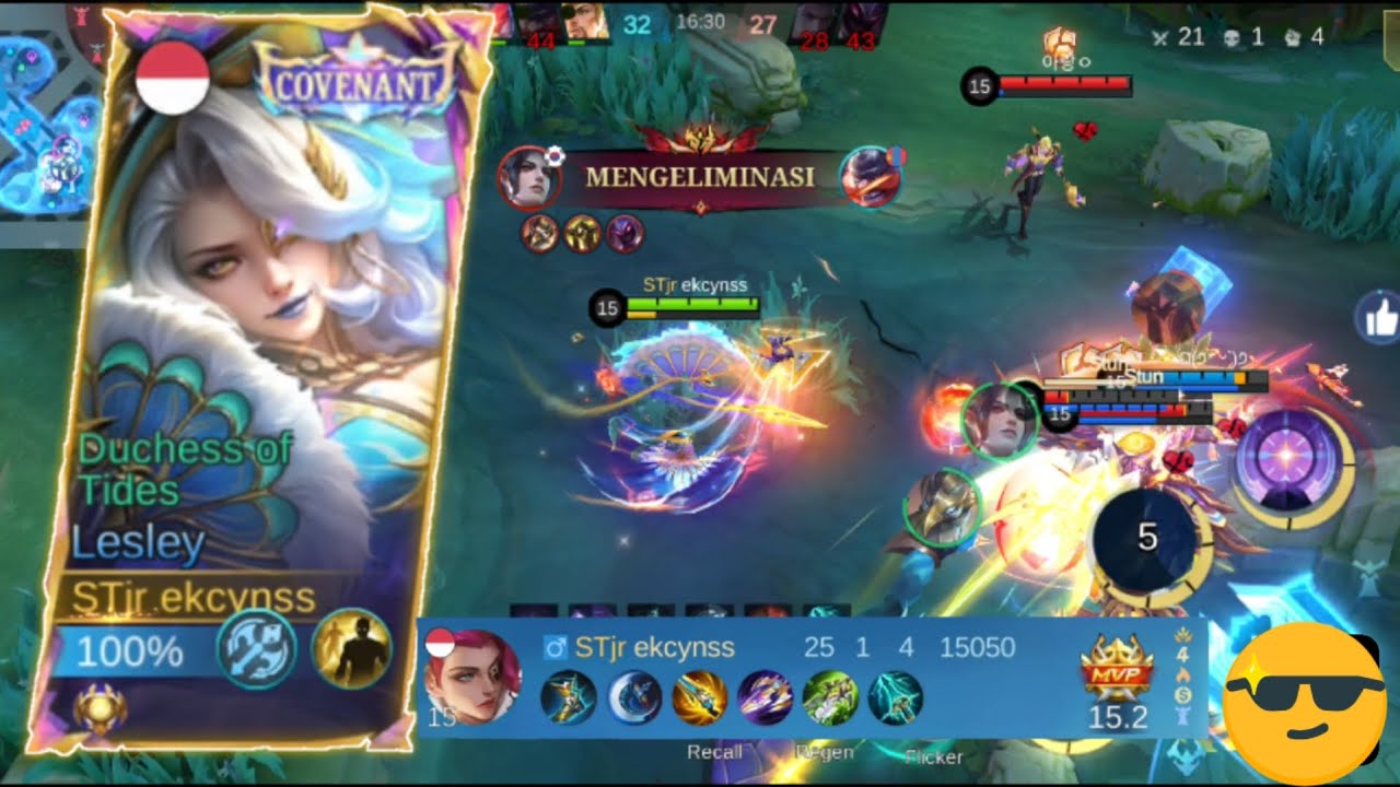 GAMEPLAY LESLEY MIRIP PROPLAYER | GAMEPLAY MLBB