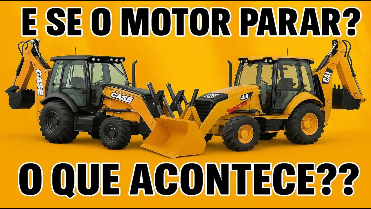 E se o Motor Parar? O que Acontece?? Freio SAHR e Freio Manual.
