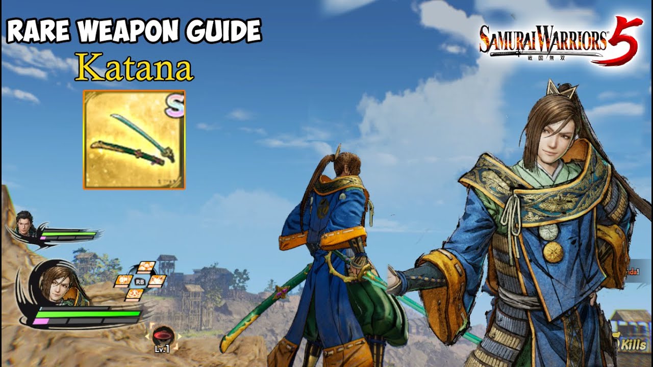 Cara mendapatkan senjata langka Katana di samurai warriors 5