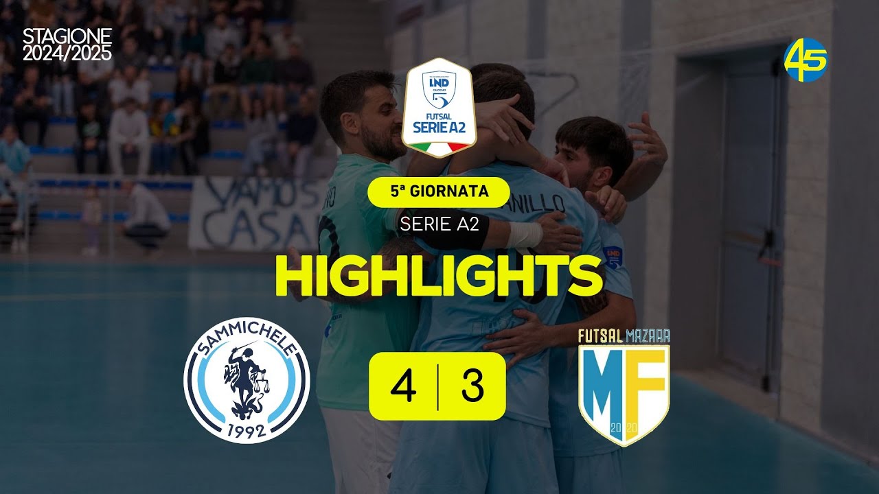 Sammichele-Mazara 4-3 | HIGHLIGHTS | Serie A2 2024-25