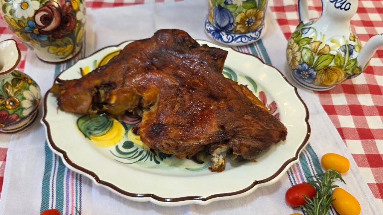 COSCIO DI TACCHINO AL FORNO