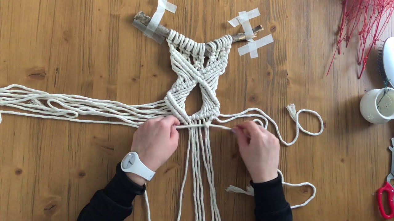 Makrome Çiçeklik Nasıl Yapılır?/ How to Make Macrame plant hanger?