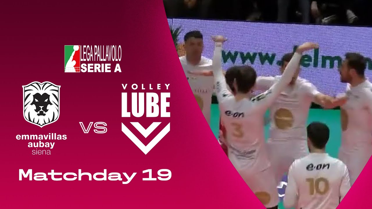 Siena vs Lube | Highlights | SuperLega | Matchday 19