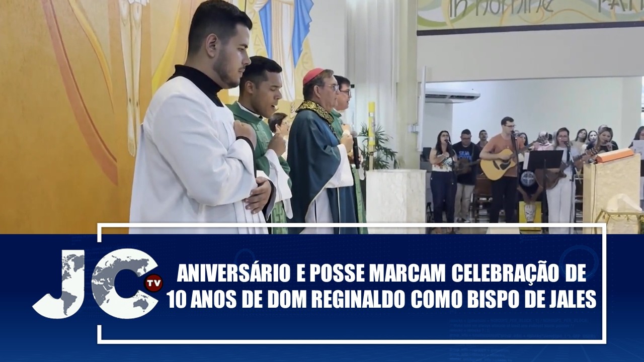 Aniversário e posse marcam celebração de 10 anos de Dom Reginaldo como Bispo de Jales –JCTV–04/02/26