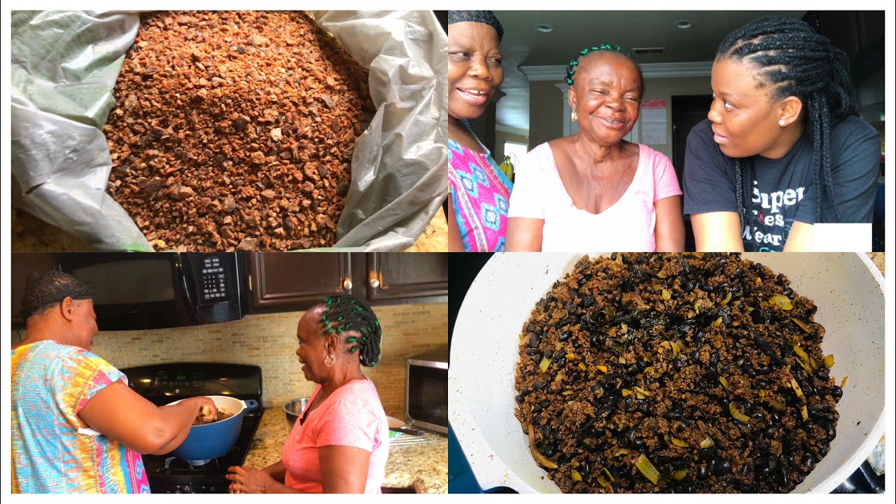 Nigerian Grandma Teaches us how to cook Original Achicha and Akidi ( AYARAYA) Enugu Style.