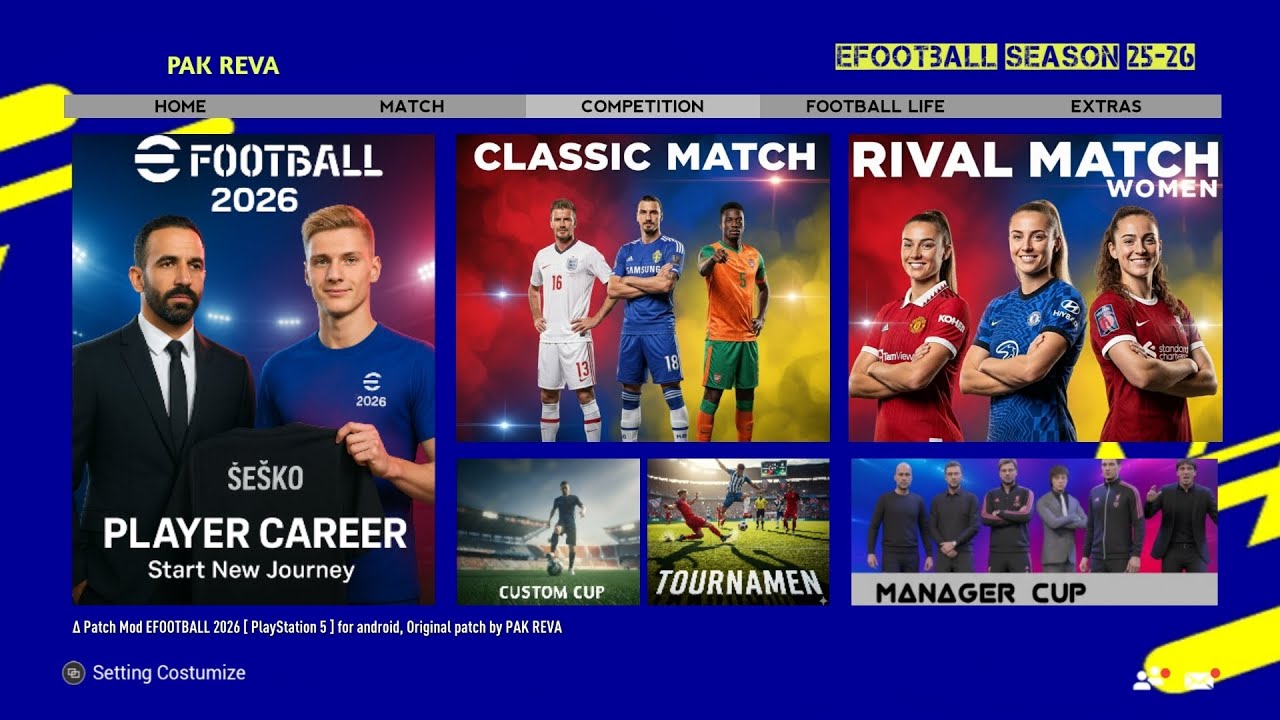 Kalian wajib coba tema efotball. Career mode dan turnamen group stage. #fifa16