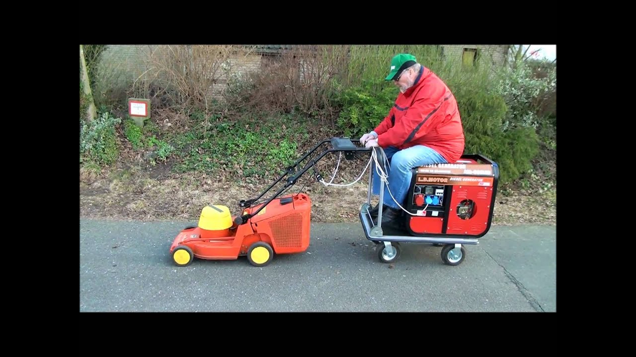 Diesel-Elektrischer Rasenmäher (Seniorenmobil)