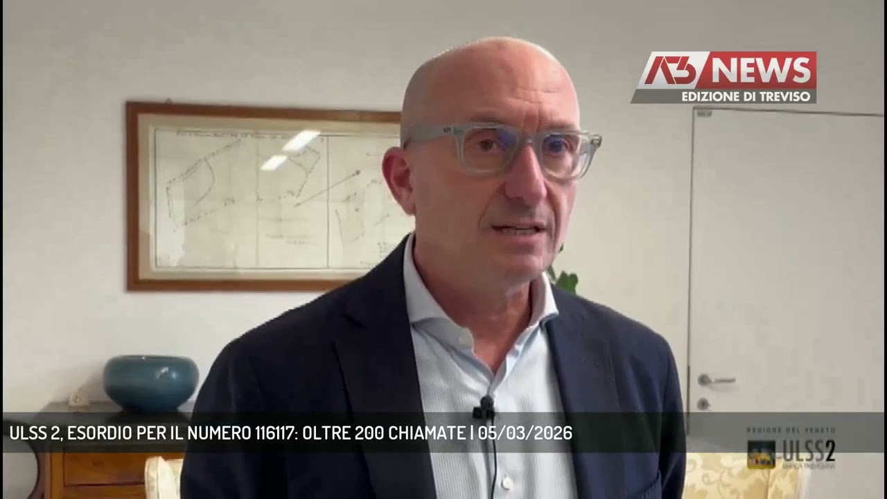 ULSS 2, ESORDIO PER IL NUMERO 116117: OLTRE 200 CHIAMATE | 05/03/2026